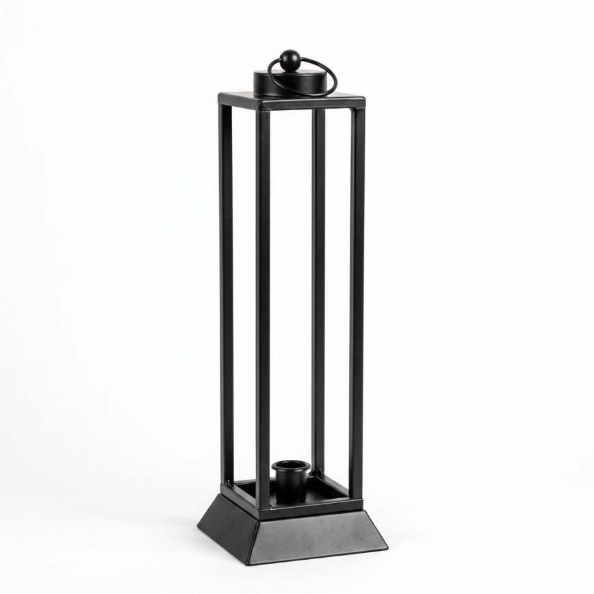 Farol decorativo HALL 34 cm negro