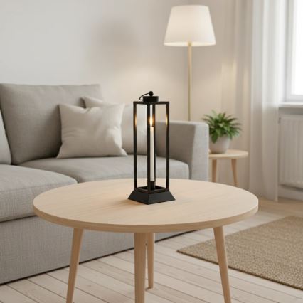 Farol decorativo HALL 39,5 cm negro
