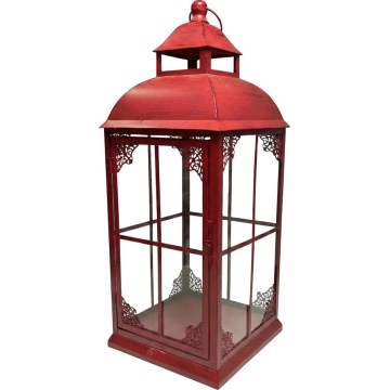 Farol decorativo REDY de 56 cm, rojo