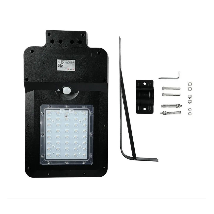 Farola solar con sensor LED/15W/7,4V 6000K IP65 5400 mAh