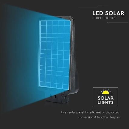 Farola solar LED con sensor LED/15W/7,4V 4000K IP65 10800 mAh