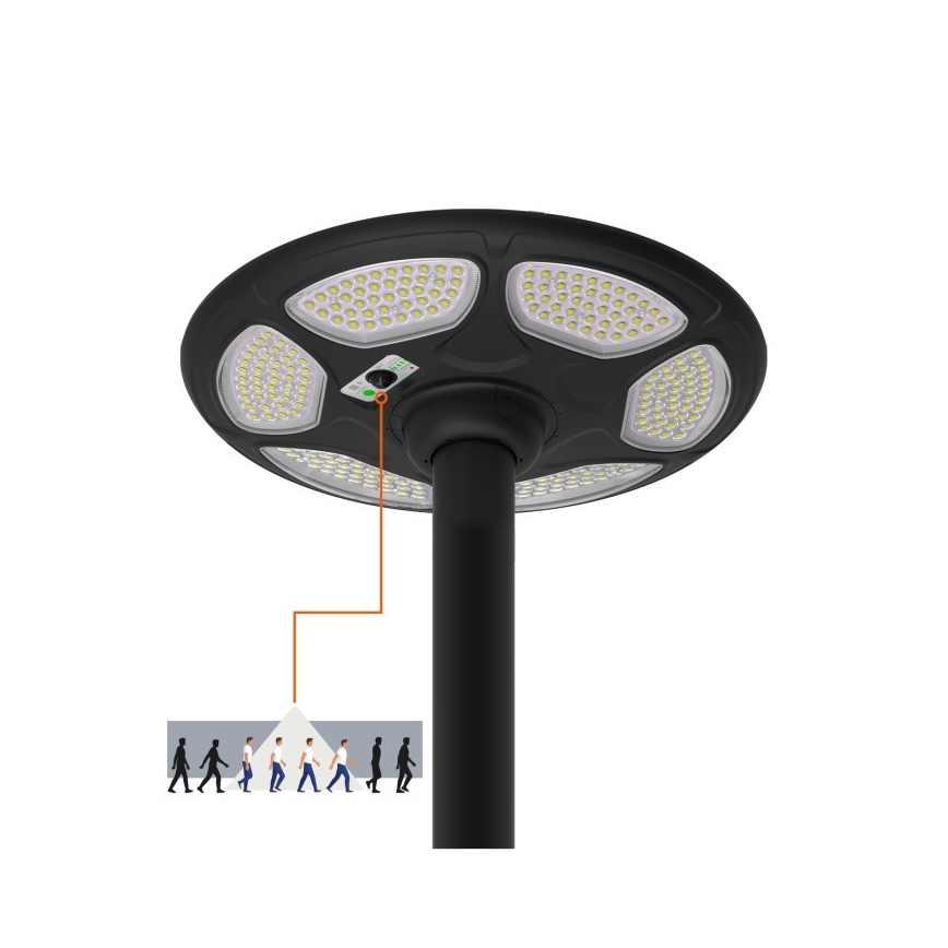 Farola solar LED con sensor SOLSUMI LED/25W/3,2V IP54 25000 mAh + control remoto