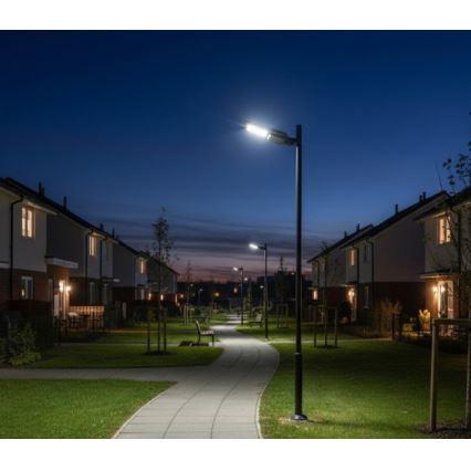 Farola solar LED con sensor STREET LED/20W/7,4V 3000/4000/6000K IP65 5400 mAh