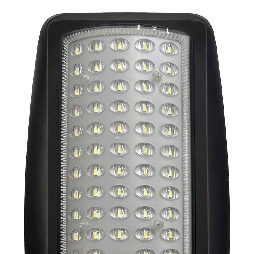 Farola solar LED regulable con sensor VENICE LED/50W/3,2V 4000 mAh IP65 negra + mando a distancia