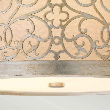 Feiss - Lámpara de techo ARABESQUE 2xE27/40W/230V dorada