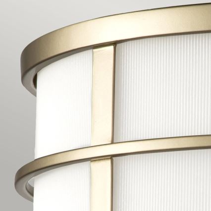 Feiss - Lámpara de techo FUSION 3xE27/40W/230V diámetro 34,3 cm dorada