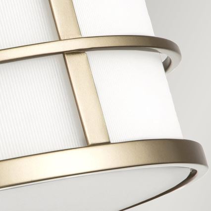 Feiss - Lámpara de techo FUSION 3xE27/40W/230V diámetro 34,3 cm dorada