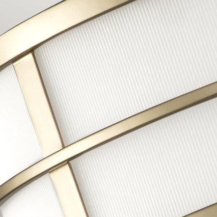 Feiss - Lámpara de techo FUSION 3xE27/40W/230V diámetro 34,3 cm dorada