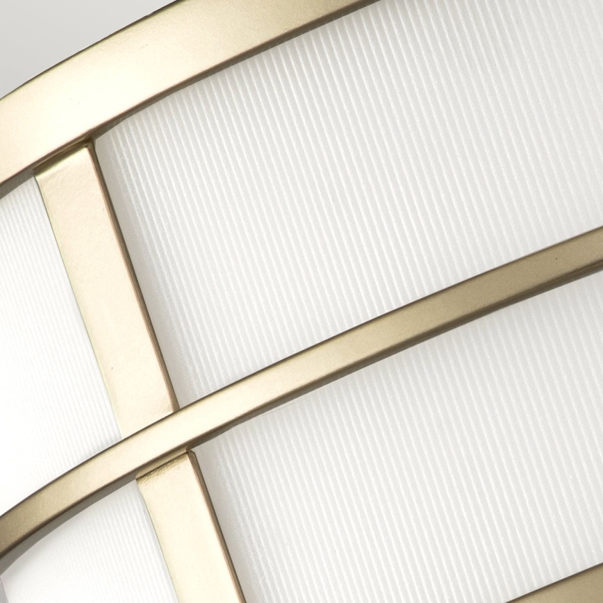 Feiss - Lámpara de techo FUSION 3xE27/40W/230V diámetro 34,3 cm dorada