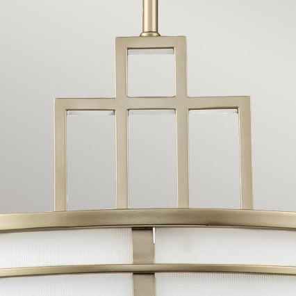 Feiss - Lámpara de techo con varilla FUSION 3xE27/40W/230V dorada