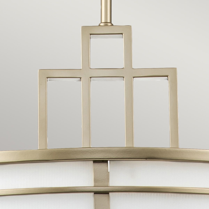 Feiss - Lámpara de techo con varilla FUSION 3xE27/40W/230V dorada