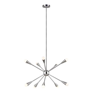 Feiss - Lámpara colgante LED JAX 10xG9/3W/230V cromo brillante