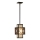 Feiss - Lámpara de techo con varilla REMY 1xE27/60W/230V negro/dorado