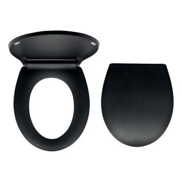 FERRO - Asiento de inodoro SoftClose duroplástico/negro