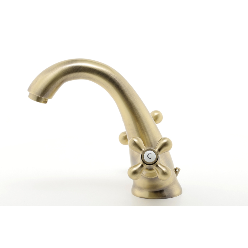 FERRO - Grifo de lavabo ANTICA en bronce