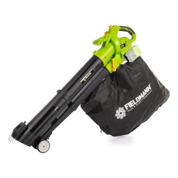 Fieldmann - Aspirador y soplador de jardín sin cable 20V