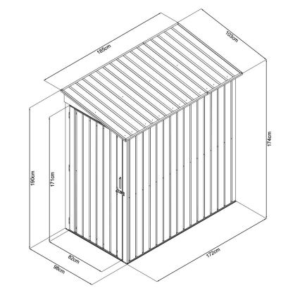 Fieldmann - Caseta de jardín