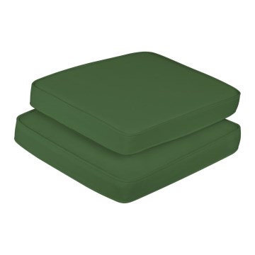 Fieldmann - Juego de almohadas para balcón verde