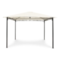 Fieldmann - Pérgola de jardín 3x3 m color crema