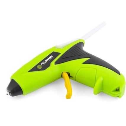 Fieldmann - Pistola de pegamento caliente inalámbrica 4V 1500 mAh verde