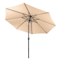 Fieldmann - Sombrilla diá. 3 m color crema