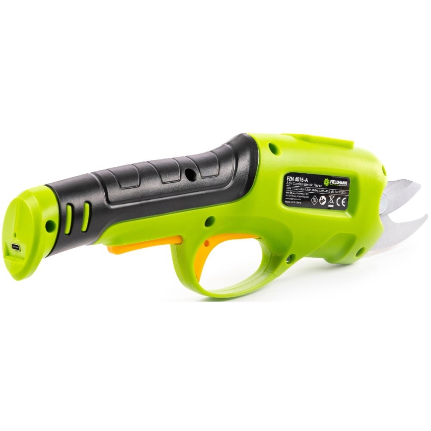 Fieldmann - Tijeras de podar inalámbricas para jardín 1500 mAh