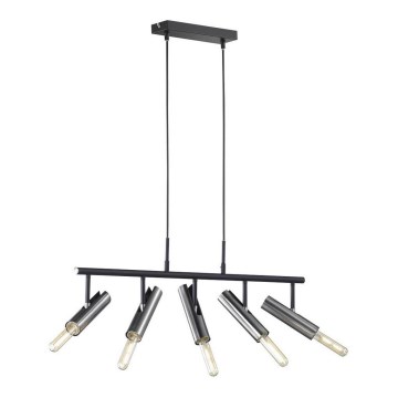 Fischer & Honsel 60369 - Lámpara colgante DEAN 5xE27/25W/230V