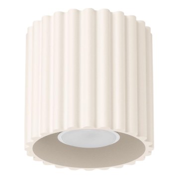 Foco AURA 1xGU10/10W/230V 10 cm color crema