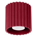 Foco AURA 1xGU10/10W/230V 10 cm rojo