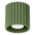 Foco AURA 1xGU10/10W/230V 10 cm verde
