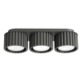 Foco AURA 3xGX53/10W/230V negro