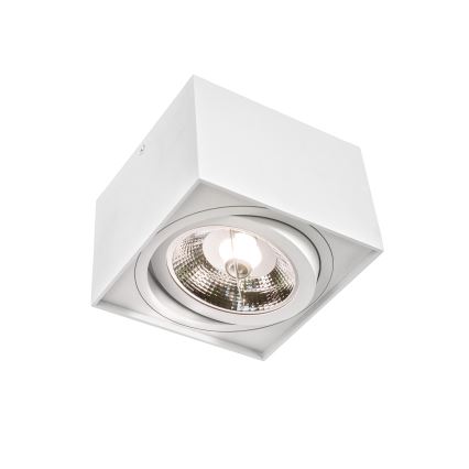 Foco CHLOE AR111 1xGU10/50W/230V cuadrado blanco