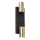 Foco de pared GENESIS 2xGU10/8W/230V negro