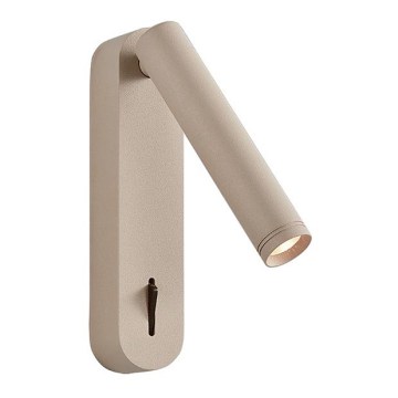Foco de pared LED orientable ABRIEL LED/6W/230V, beige