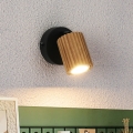 Foco de pared MODERN WOOD 1xGU10/8W/230V madera/negro