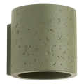 Foco de pared ORBIS 1xG9/8W/230V hormigón/verde