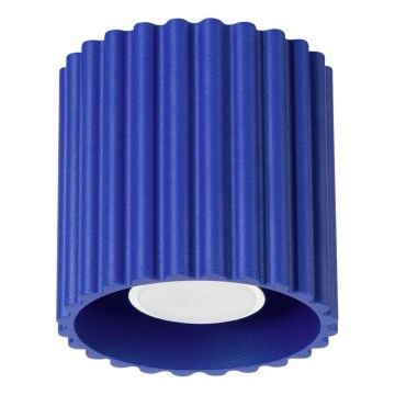 Foco direccional AURA 1xGU10/10W/230V 10 cm azul