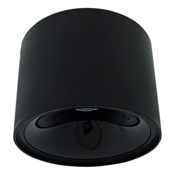 Foco empotrable LED 9 W, 230 V, Ø 9 cm, negro