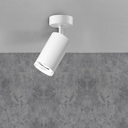 Foco empotrable LED RGBW regulable para baño TURYN 1xGU10/4,8W/230V 3000K IP44 blanco + mando a distancia