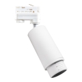 Foco empotrable para sistema trifásico en carril MICA 1xGU10/25W/230V blanco