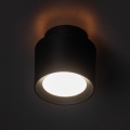 Foco empotrado LED SONOR LED/6W/230V 3000/4000/5700K + LED/1,5W 2200K Ø 9 cm negro