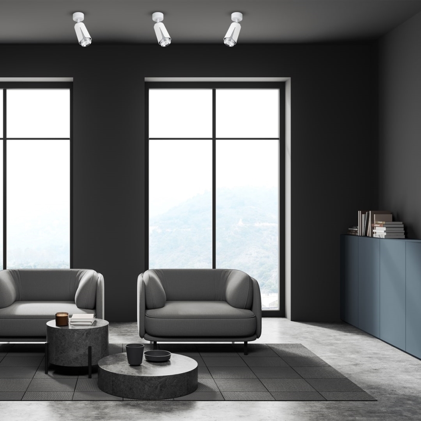 Foco FLOR 1xGU10/8W/230V blanco