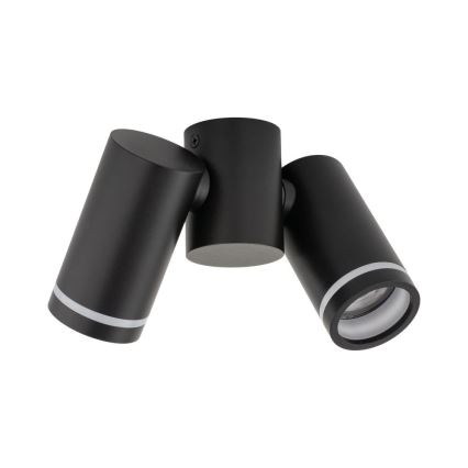 Foco JET SET 2xGU10/10W/230V negro