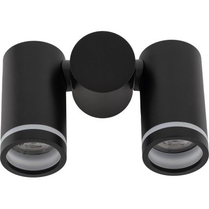 Foco JET SET 2xGU10/10W/230V negro