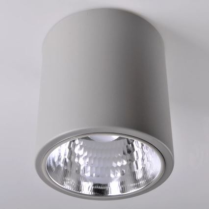 Foco JUPITER 1xE27/20W/230V diá. 16,5 cm gris