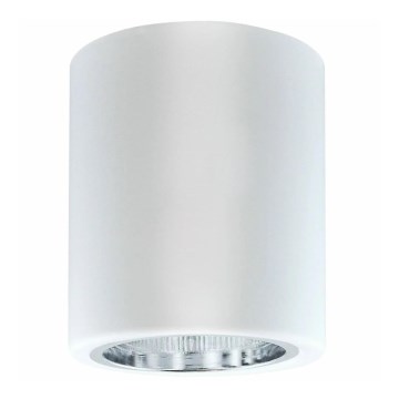 Foco JUPITER 1xE27/20W/230V diá. 9,8 cm blanco