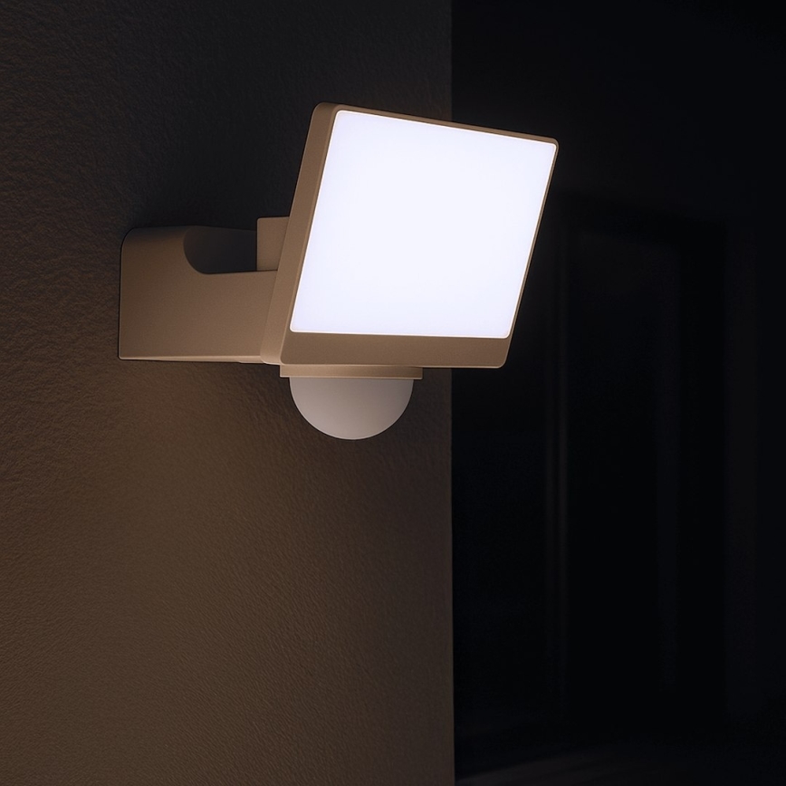Foco LED con sensor de movimiento y de crepúsculo DAVOS LED/30W/230V IP54 blanco