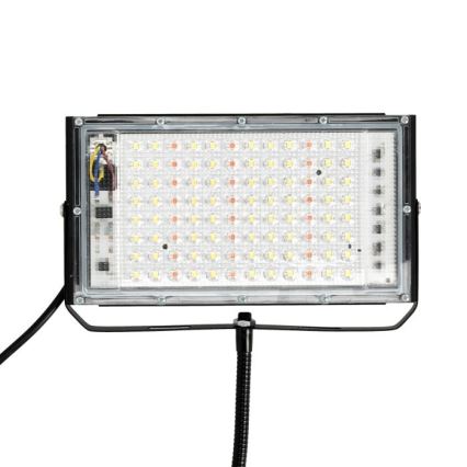 Proyector LED con soporte para cultivo de plantas FIRON LED/45W/230V IP54 negro