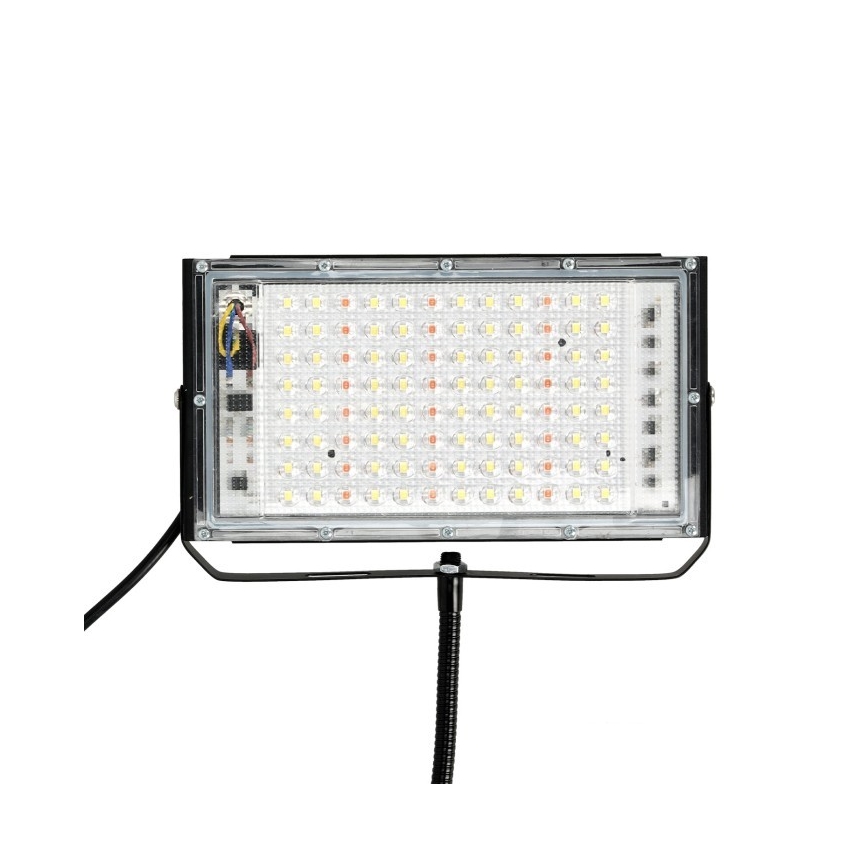 Proyector LED con soporte para cultivo de plantas FIRON LED/45W/230V IP54 negro