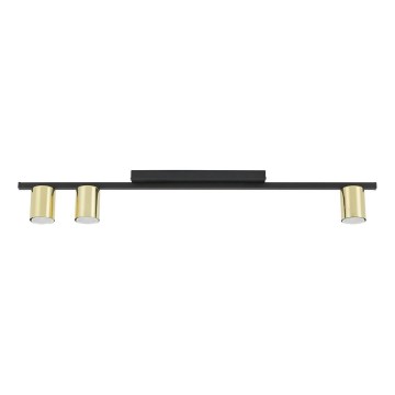 Foco LED LOGAN 3xGU10/10W/230V negro/dorado